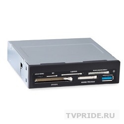 USB 2.0 Card reader SDXC/SD/SDHC/MMC/MS/microSD/xD/CF  порт USB 3.0 черный GR-156UB