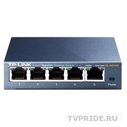 TP-Link TL-SG105 Настольный коммутатор с 5 портами 10/100/1000 Мбит/с