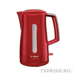 BOSCH TWK3A014 Чайник,1.7 л, 2400Вт, красный