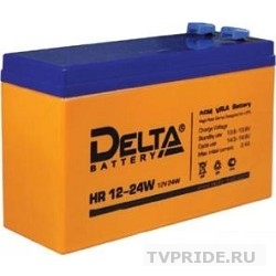 Delta HR 12-24W 6 А/ч, 12В свинцово - кислотный аккумулятор