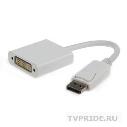 Gembird Переходник DisplayPort - DVI , 20M/19F, белый A-DPM-DVIF-002-W 