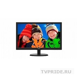 PHILIPS 21.5" 223V5LSB2 10/62 черный TN 1920x1080 76Hz 5ms 90/65 200cd 6001 10M1 D-Sub VESA