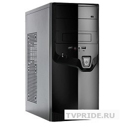 CROWN Корпус Miditower CMC-SM602 black/silver ATX CM-PS400W