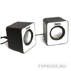 Dialog Colibri AC-02UP BLACK-WHITE акустические колонки 2.0, 5W RMS, питание от USB