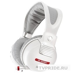 Гарнитура Dialog HS-A50MV WHITE ARIA с регулятором громкости, белая