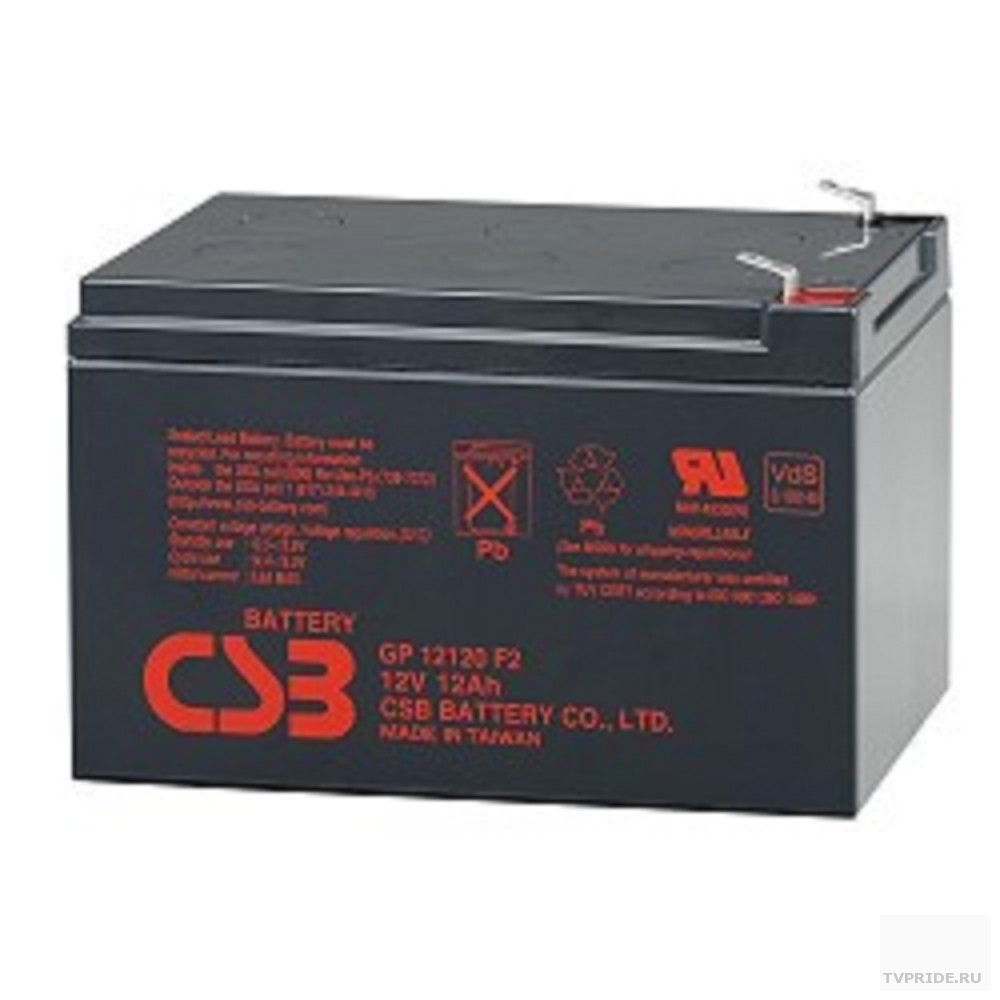 CSB Батарея GP12120 12V/12Ah F2