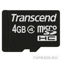Micro SecureDigital 4Gb Transcend TS4GUSDC4 MicroSDHC Class 4