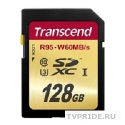 SecureDigital 128Gb Transcend TS128GSDU3 SDXC Class 10, UHS-I U3