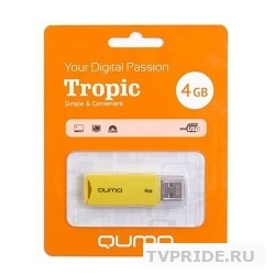 USB 2.0 QUMO 4GB Tropic QM4GUD-TRP-Yellow