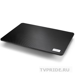 DEEPCOOL N1 BLACK Подставка для охлаждения ноутбука  20шт/кор, до 15,6", супертонкий 2,6см, 180мм вентилятор, черный Retail box