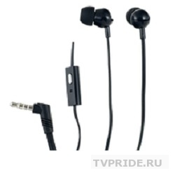 Perfeo наушники внутриканальные с микрофоном MOBY черные PF-MOB-BLK