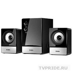 SVEN MS-90 Black 2x2.5W сабвуфер 5W, дерево