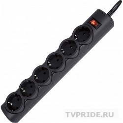Defender Фильтр DFS 151 1.8 m, 6 розеток, черный 99494