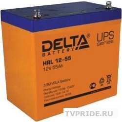 Delta HRL 12-55 55 А/ч, 12В свинцово- кислотный аккумулятор