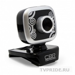CBR Веб-камера CW-835M Silver, универс. крепление, 4 линзы, 1,3 МП, эффекты, микрофон
