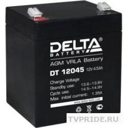 Delta DT 12045 4.5 А/ч, 12В свинцово- кислотный аккумулятор