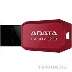 A-DATA Flash Drive 32Gb UV100 AUV100-32G-RRD USB2.0,Red 