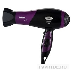 Фен BBK BHD3225i черный/фиолетовый