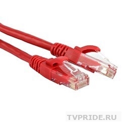 Hyperline PC-LPM-UTP-RJ45-RJ45-C5e-5M-LSZH-RD Патч-корд U/­UTP, Cat.5е, LSZH, 5 м, красный 