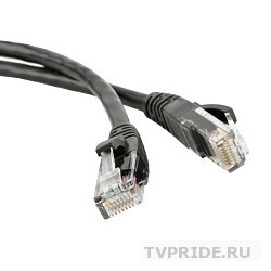 Hyperline PC-LPM-UTP-RJ45-RJ45-C5e-0.3M-LSZH-BK Патч-корд U/­UTP, Cat.5е, LSZH, 0.3 м, черный 