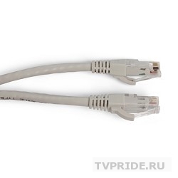 Hyperline PC-LPM-UTP-RJ45-RJ45-C6a-1M-LSZH-GY Патч-корд U/UTP, Cat.6a, 10G, LSZH, 1 м, серый