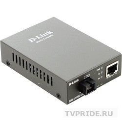 D-Link DMC-F20SC-BXD/B1A WDM медиаконвертер с 1 портом 10/100Base-TX и 1 портом 100Base-FX с разъемом SC ТХ 1550 нм RX 1310 нм  для одномодового оптического кабеля до 20 км