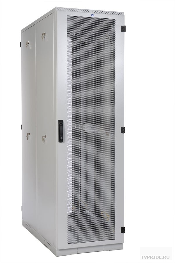 ЦМО Шкаф серверный напольный 45U 600x1200 дверь перфорированная 2 шт. ШТК-С-45.6.12-44АА 3 места