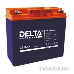 Delta GX 12-17 17 А/ч, 12В свинцово- кислотный аккумулятор