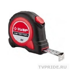 Рулетка ЗУБР "МАСТЕР" двухкомпонентный корпус, автостоп, 10м/25мм 34052-10-25