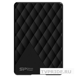 Silicon Power Portable HDD 2Tb Diamond D06 SP020TBPHDD06S3K USB3.0, 2.5", black