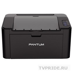 Pantum P2500W Принтер, Mono Laser, A4, 22стр/мин, 1200x1200 dpi, 128MB RAM, лоток 150 листов, USB, RJ45, Wi-Fi, черный корпус