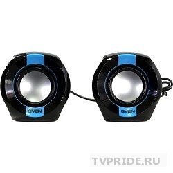 AC SVEN 150, чёрный-синий 5 Вт, питание USB