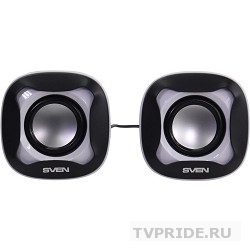 AC SVEN 170, чёрный-белый 5 Вт, питание USB