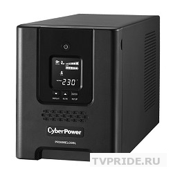 CyberPower PR3000ELCDSL ИБП Line-Interactive, Tower, 3000VA/2700W USB/RS-232/EPO/SNMPslot 8 IEC С13, 1 IEC C19