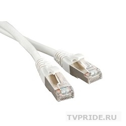 Hyperline PC-LPM-STP-RJ45-RJ45-C5e-0.5M-LSZH-GY Патч-корд STP, Cat.5е, 0.5 м, серый, экранированный