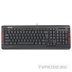 Клавиатура DELUX "K5015" USB черная ММ