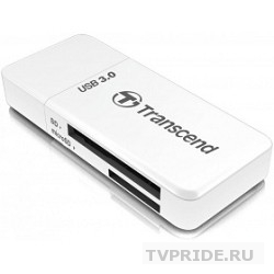 USB 3.0 Multi-Card Reader F5 All in 1 Transcend TS-RDF5W White