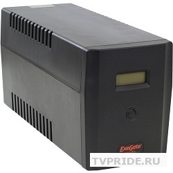 Exegate EP212520RUS ИБП Exegate Power Smart ULB-1500 LCD 1500VA, Black, 2 евророзетки2 розетки IEC320, USB