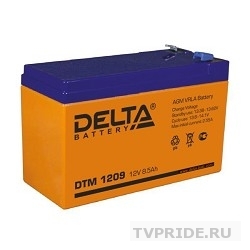 Delta DTM 1209 8,5 А/ч, 12В свинцово- кислотный аккумулятор