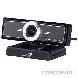 Genius WideCam F100 Black 1080p Full HD, вращается на 360°, универсальное крепление, микрофон, USB 32200213101