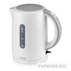 Электрический чайник BBK EK1703P белый/металлик