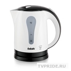 Электрический чайник BBK EK1800P белый/черный