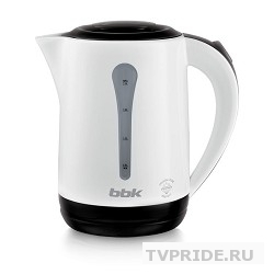 Электрический чайник BBK EK2501P белый/черный