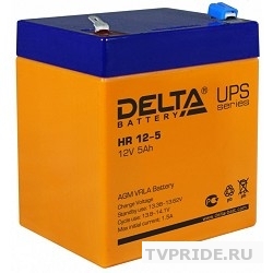 Delta HR 12-5 5 А/ч, 12В свинцово- кислотный аккумулятор
