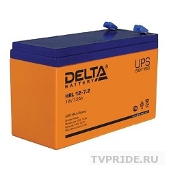 Delta HRL 12-7.2 7.2 А/ч, 12В свинцово- кислотный аккумулятор