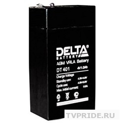 Delta DT 401 1А/ч, 4В свинцово- кислотный аккумулятор