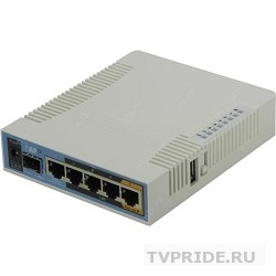 MikroTik RB962UiGS-5HacT2HnT Беспроводной маршрутизатор hAP ac 2.45ГГц, 802.11a/b/g/n/ac, 5x Ethernet 1G, 1x SFP