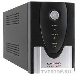 CROWN ИБП CMU-SP500 EURO 500VA, металл, 1x12V/4.5AH, розетки 2EURO CM000001488