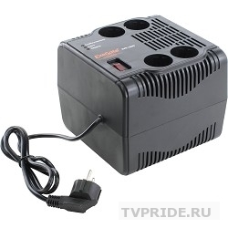 Exegate EP223639RUS Стабилизатор Exegate Power AVR-1600 диапазон 140...260В, 4 розетки 