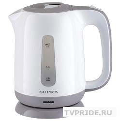 Чайники SUPRA KES-1724 white/grey, 1.7 л., 2200Вт, пластик